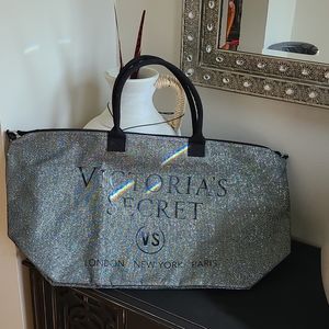 Victoria's secret sparkling duffle bag